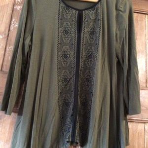 Adrianna Papelll long sleeve shirt